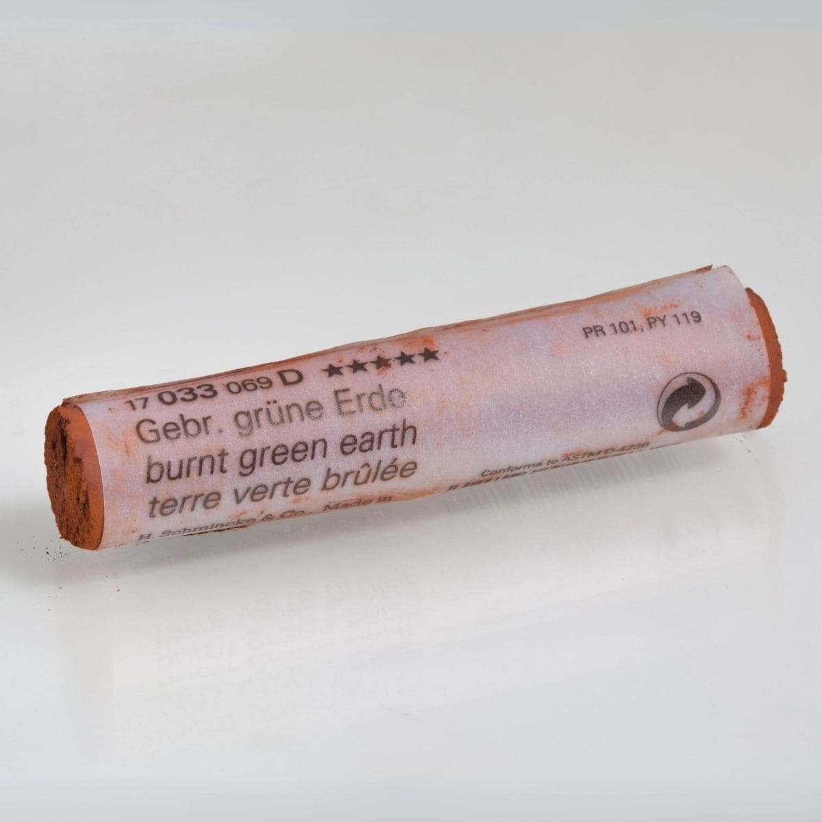 Pastel Seco Schmincke Extra Soft 033 D Burnt Green Earth